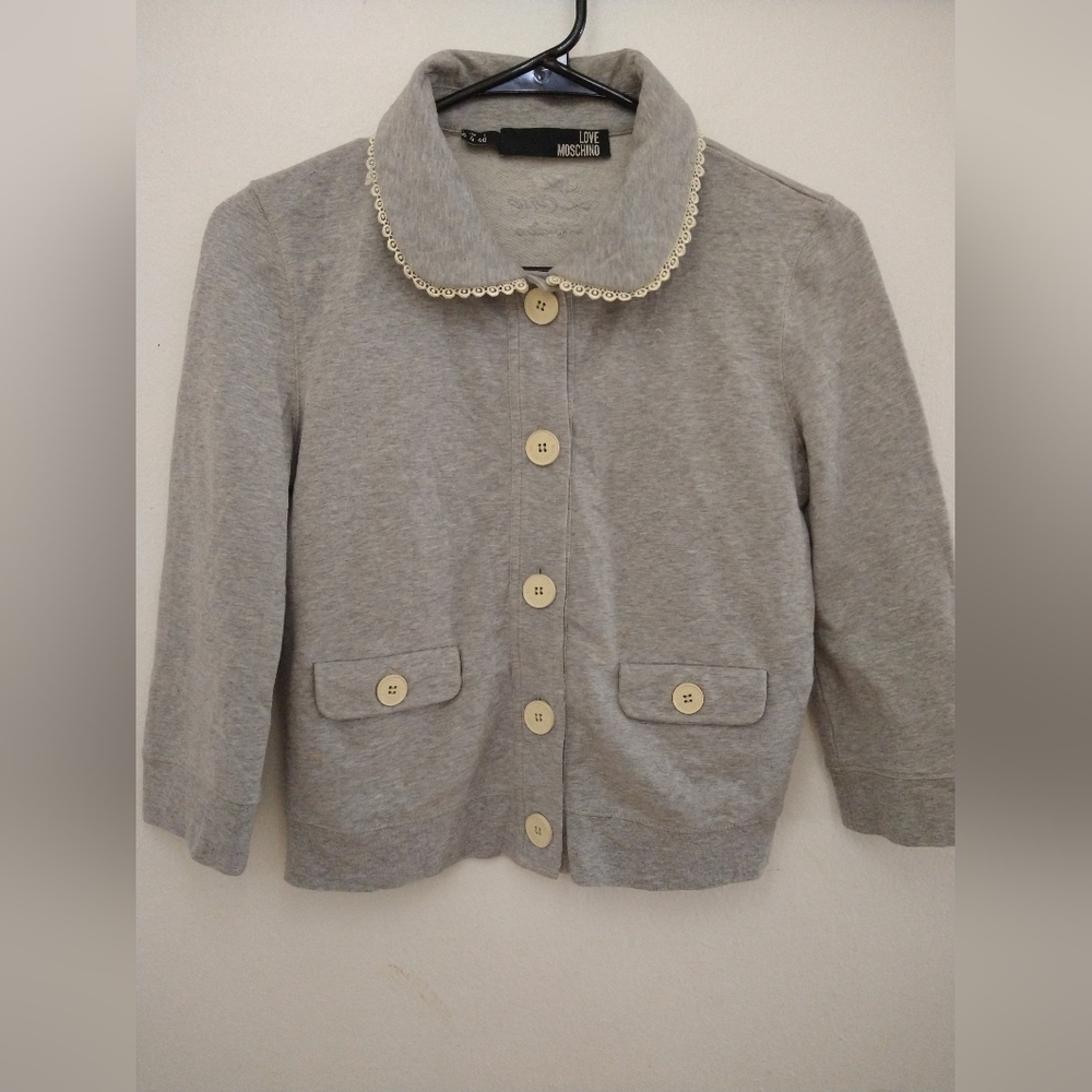 Moschino 2 pocket coat xs/s